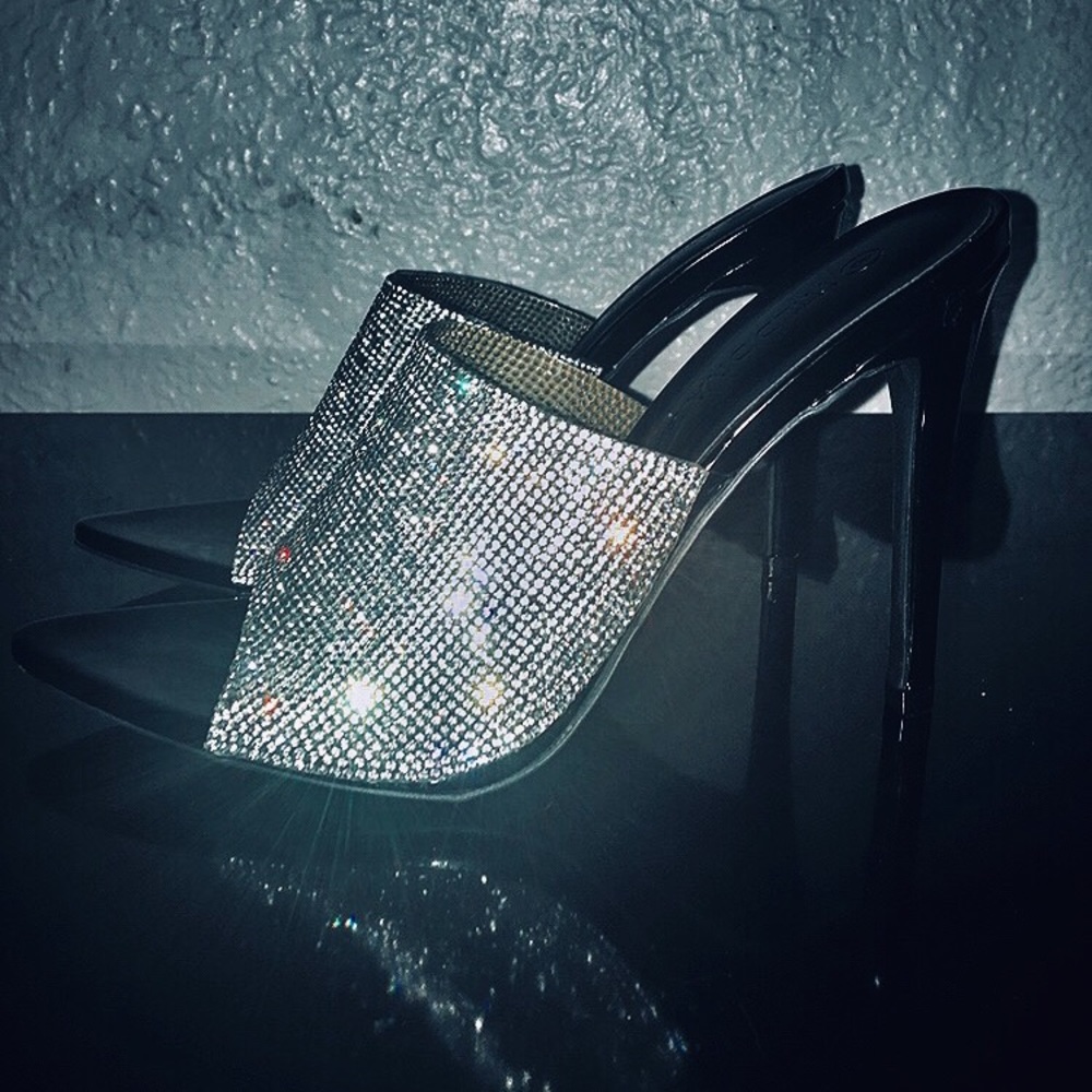 Glamorous Rhinestone Heels - Picture 4 of 8